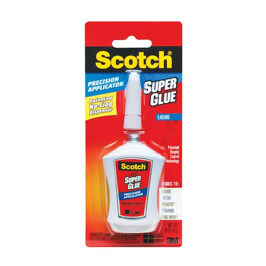3M&#x2122; Scotch&#xAE; 0.14oz. Super Glue With Precision Applicator
